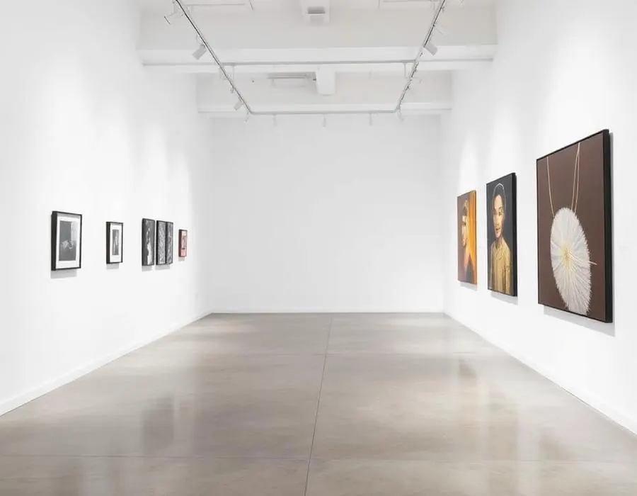 Minimal gallery space